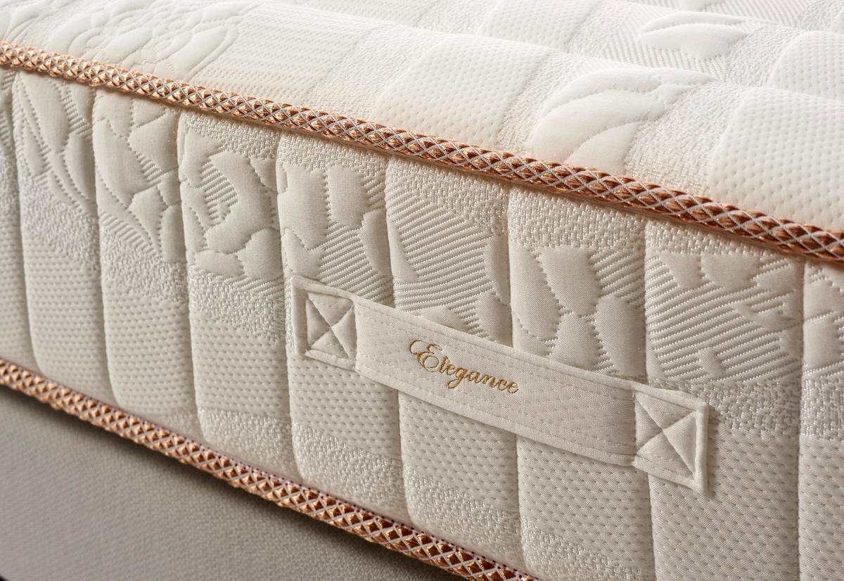 MATRATZE 90x190 Elegance Premier H2/H3 30 cm - Weiß, Textil (90/190cm) - Simpur
