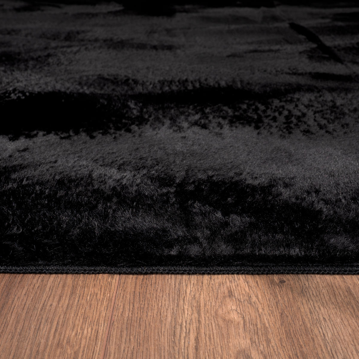 HOCHFLORTEPPICH 80/300 cm Soft 380 - Schwarz, Textil (80/300cm) - Paco Home