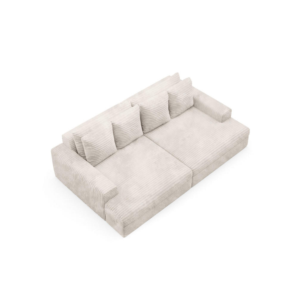 Thumbnail - Furnisell Schlafsofa, Weiß, Textil, 272x42x167 cm, Wohnzimmer, Sofas & Couches, Schlafsofas