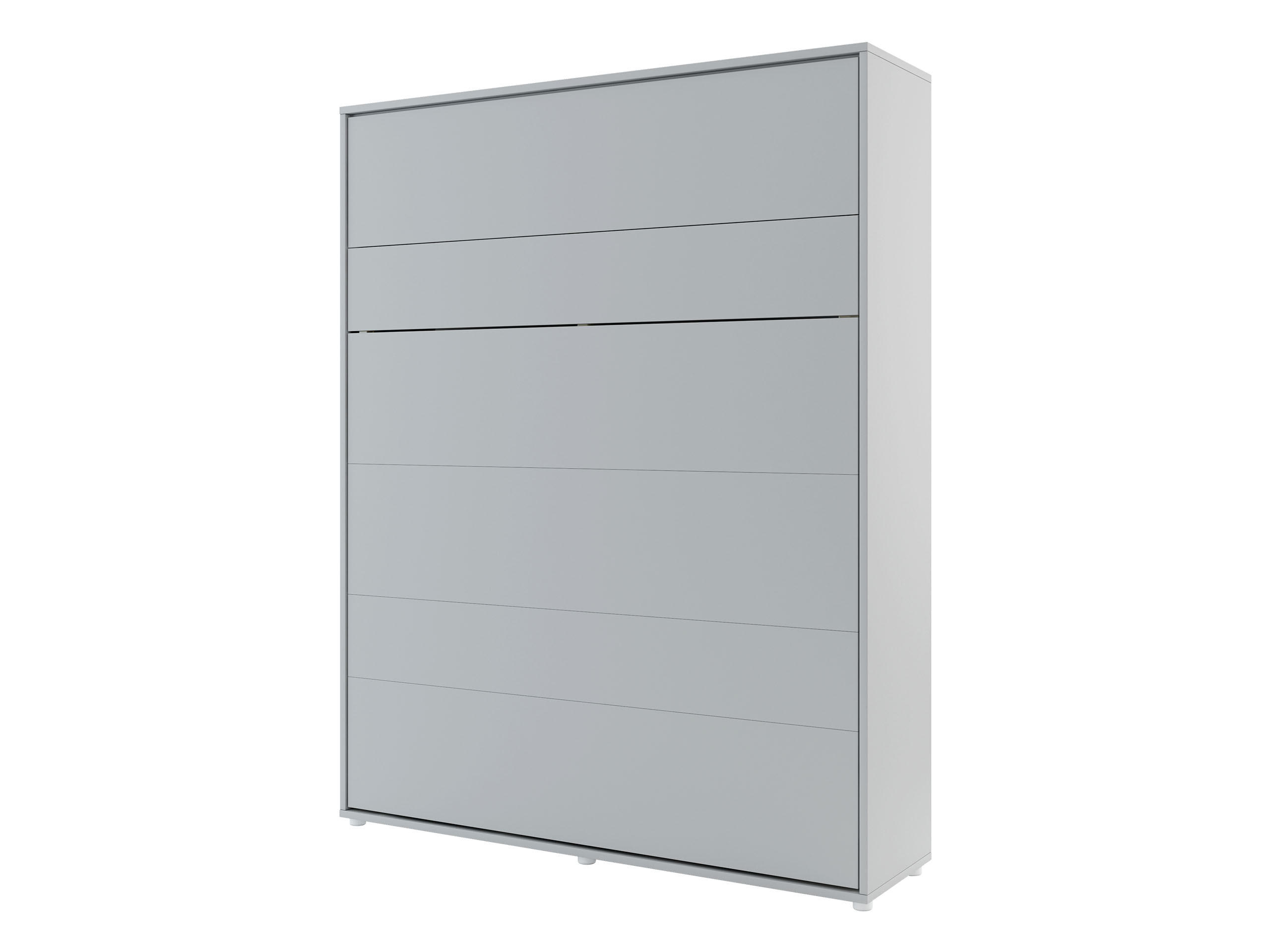 SCHRANKBETT Bed-Concept BC-12 160x200 - Grau, Holz/Holzwerkstoff (160/200cm) - MIRJAN24