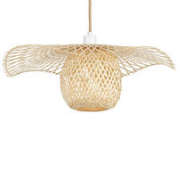 HÄNGELEUCHTE Bonito 60/60/158 cm - Hellbraun, Holz (60/60/158cm) - Beliani