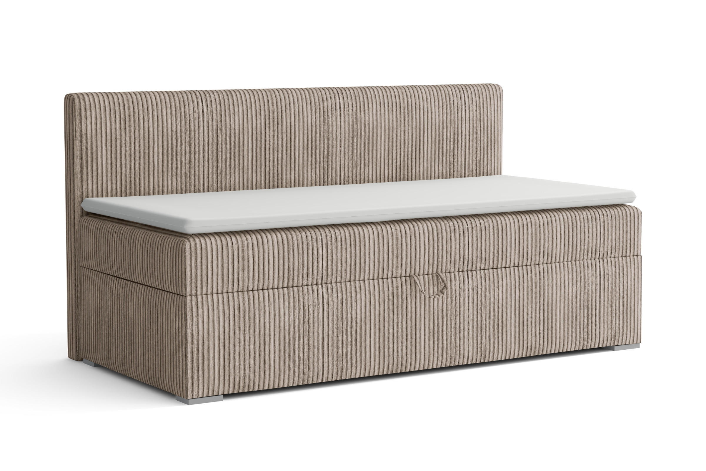 Deine Möbel 24 Boxbett Beige 90x200 cm