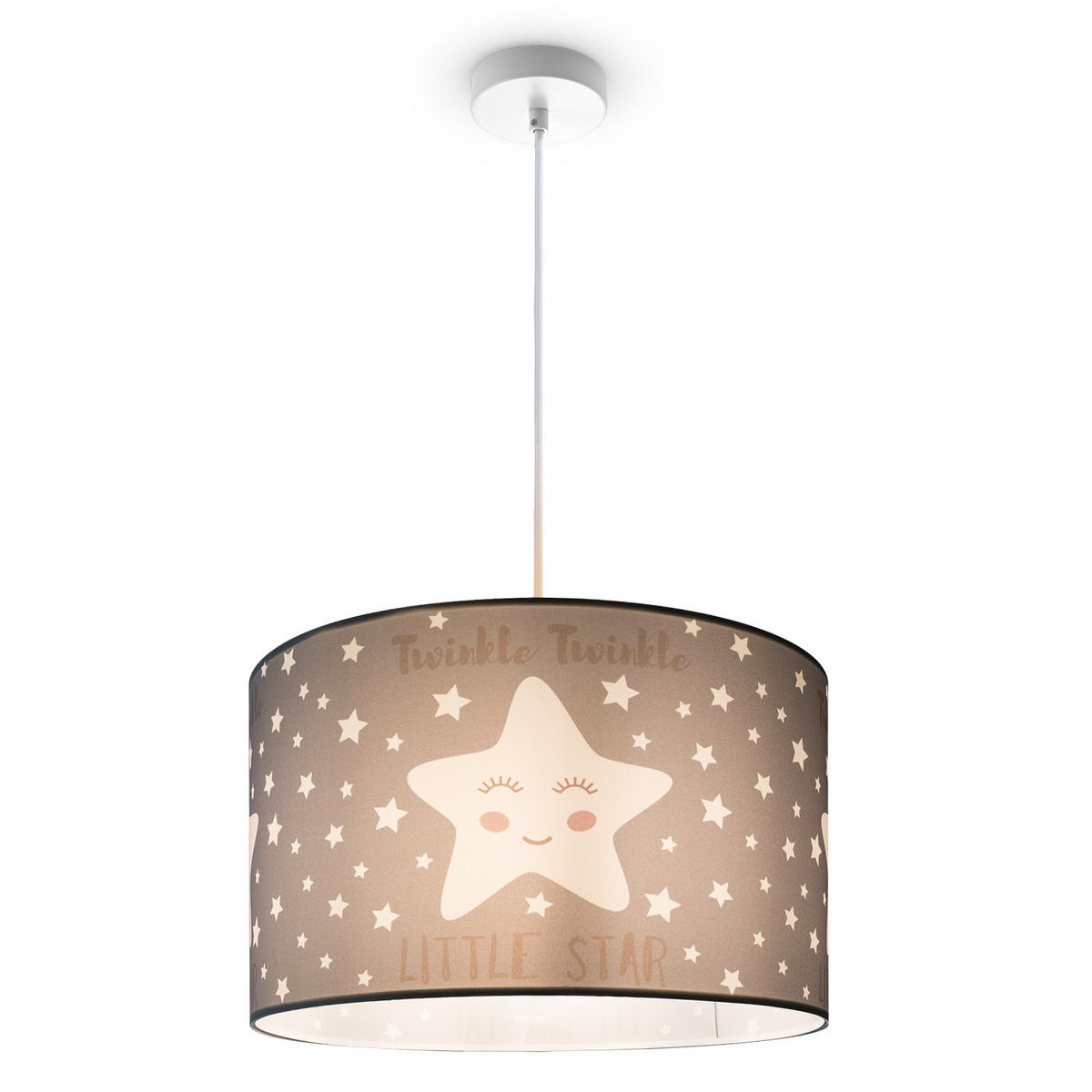 PENDELLEUCHTE Hugo Pd1 Ale 105 - Weiß, Metall (45.5/45.5/27cm) - Paco Home