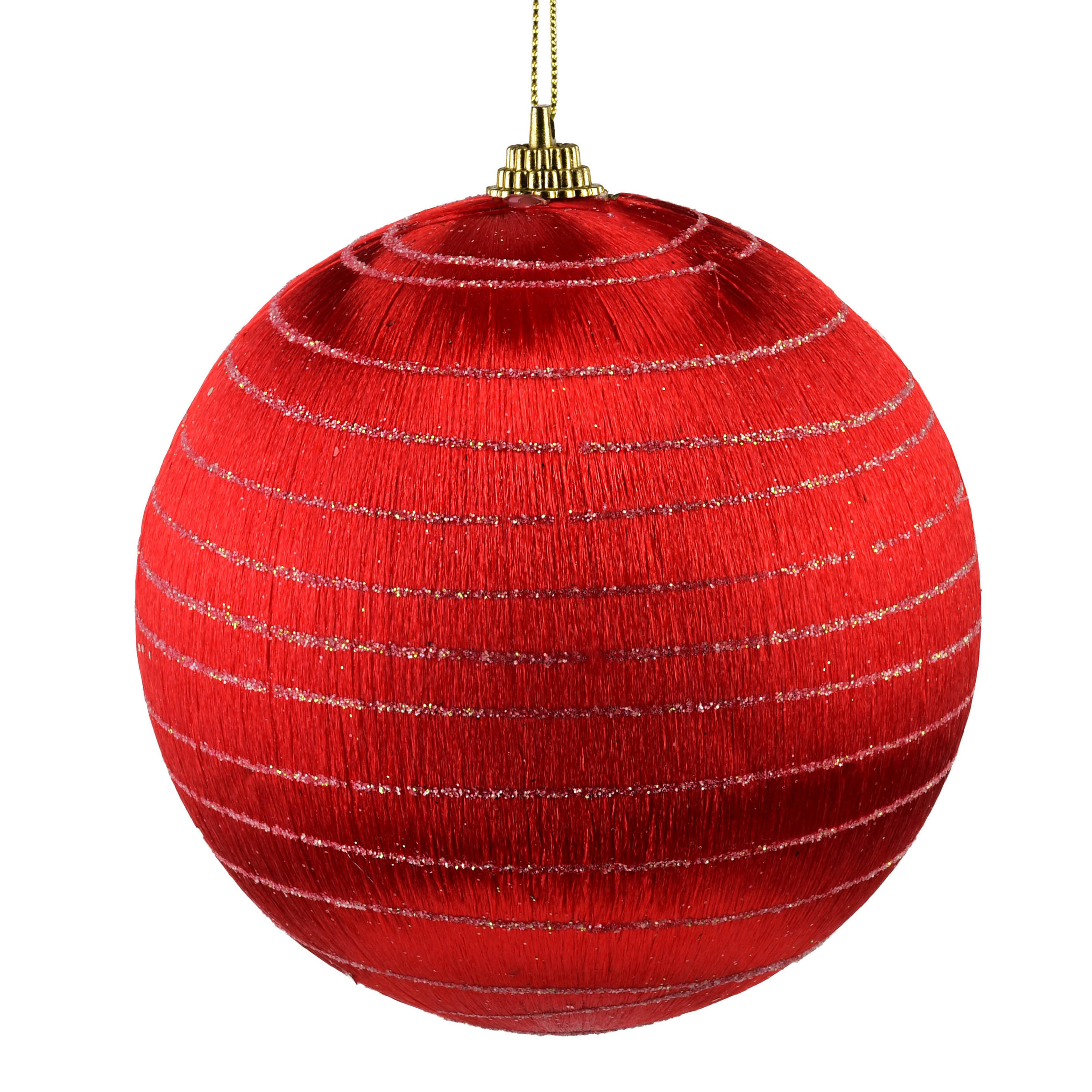 WEIHNACHTSKUGEL Santa Lila Styropor - Rot, Kunststoff (10/10/10cm) - Mondex