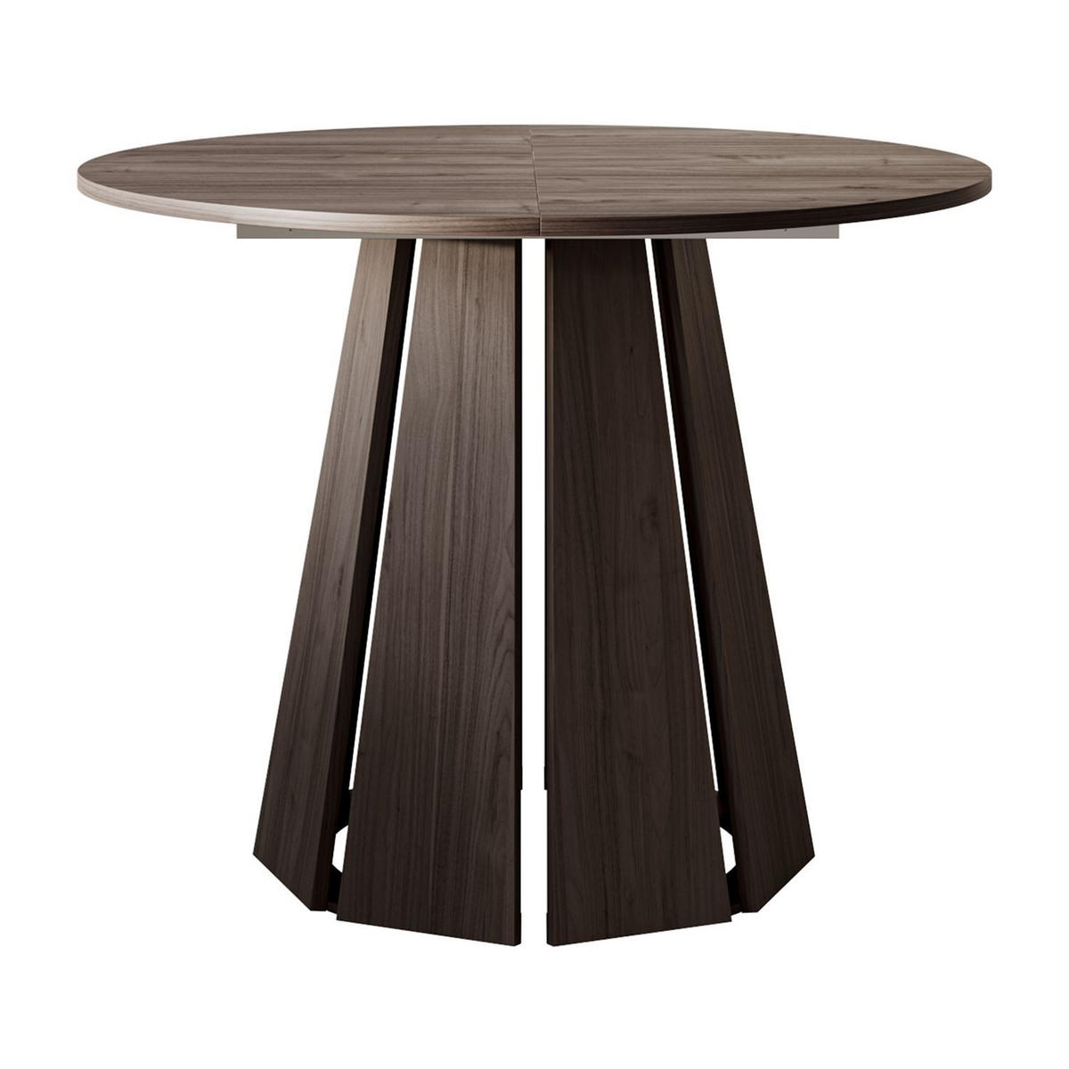 ESSTISCH SILVA ausziehbar, Nussbaum, 100-180cm - Nussbaumfarben, Holzwerkstoff (100/100/76cm) - Lookway