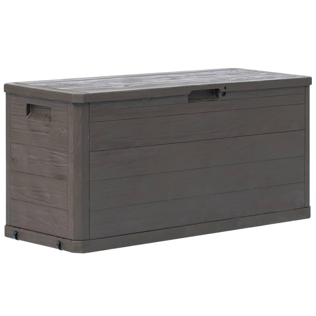 furnicato Garten-Aufbewahrungsbox Braun 45x56x117 cm