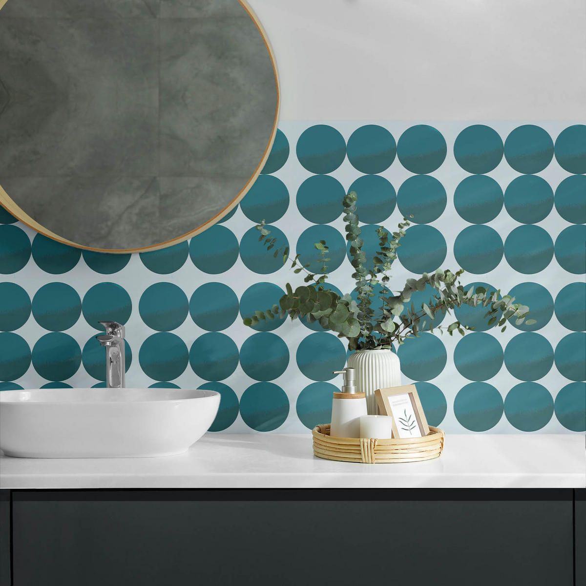 WANDPANEEL 6x 60x30 cm selbstklebend Sferra - Opal, Kunststoff (30/1.6/60cm) - Wallfluent