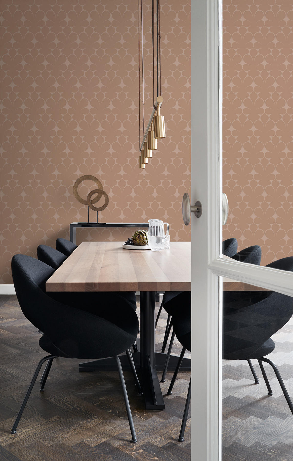 TAPETE Ornamente 50 x 900 cm - Terracotta, Papier (50/900cm) - Origin Wallcoverings