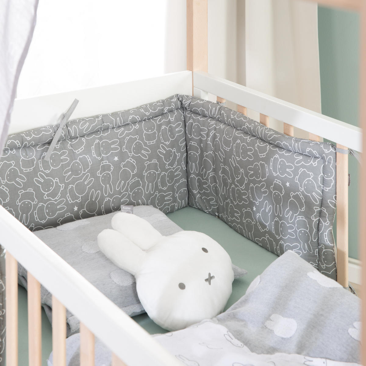 NESTCHEN miffy® - Grau, Textil (170/3cm) - Roba