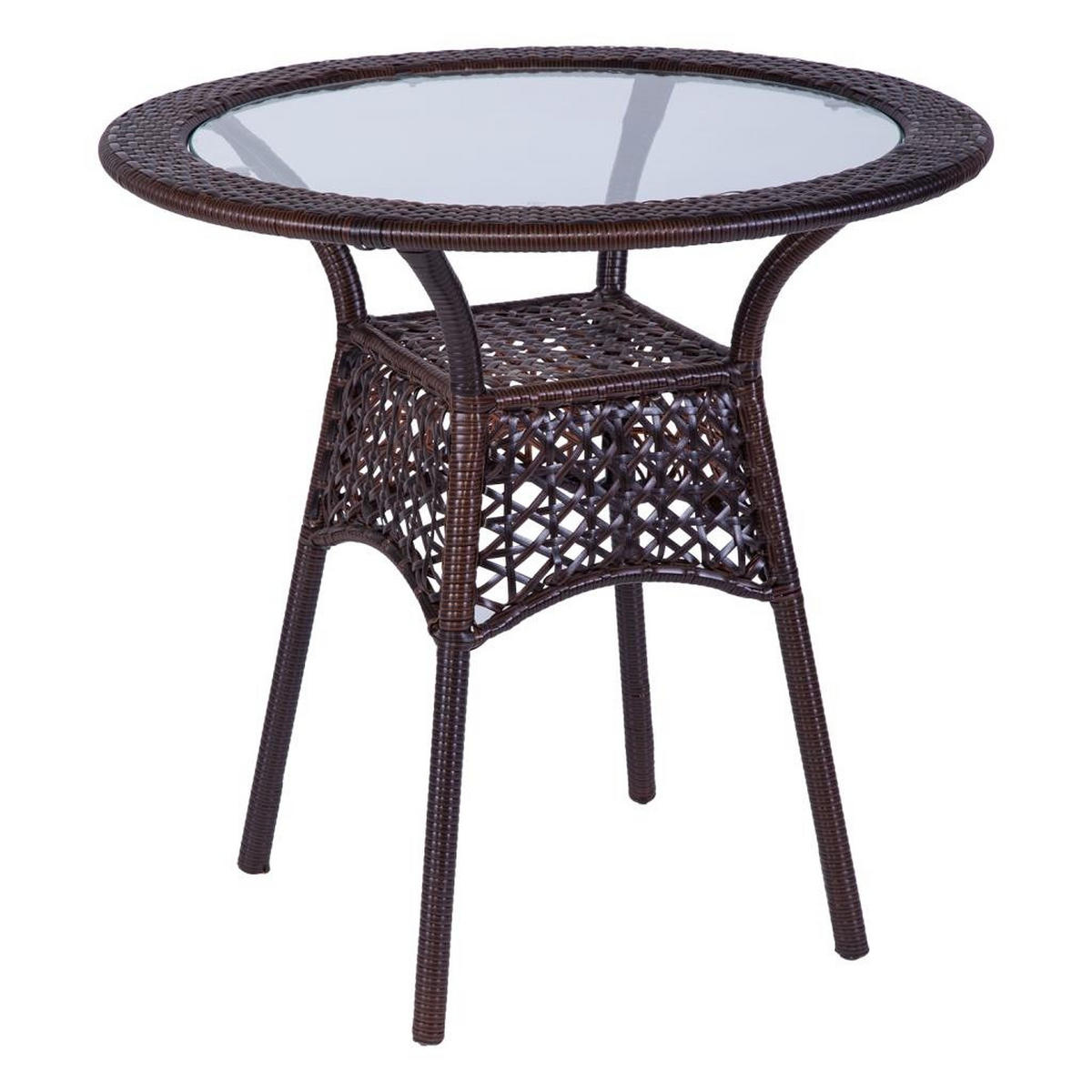 GARTEN-ESSGRUPPE, 3er-Set, braun - Braun, Naturmaterialen - Wanderlust