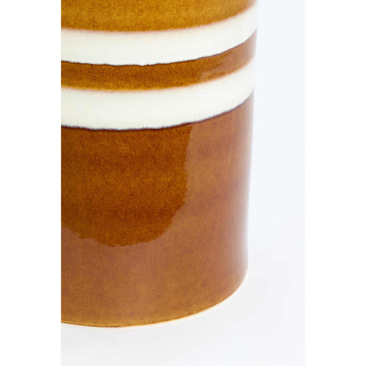 BEISTELLTISCH Mooca Braun 33/33/44 cm - Braun, Keramik (33/33/44cm) - Light & Living