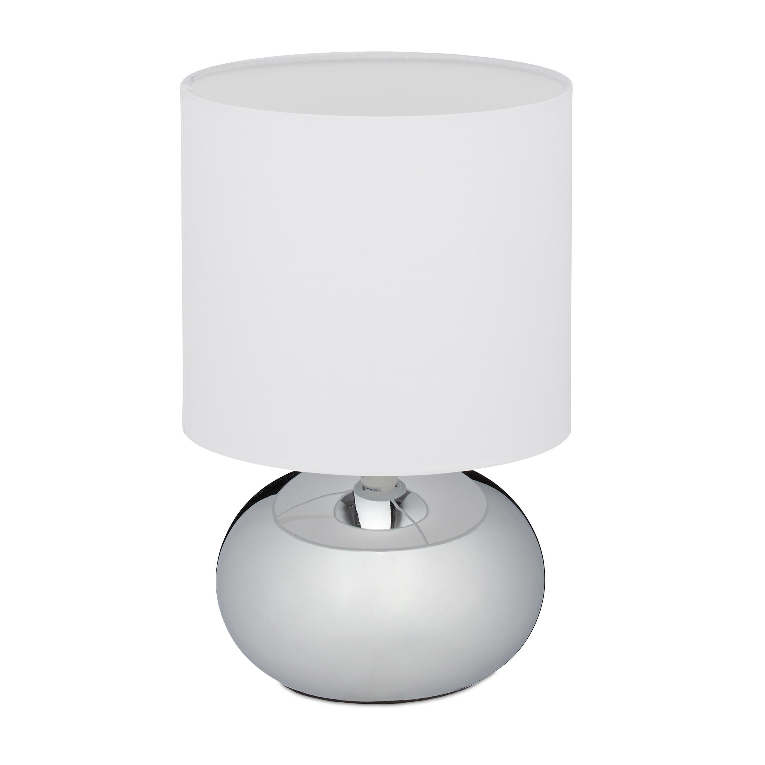 TISCHLAMPE - Multicolor, Kunststoff/Textil (18/18/27.5cm) - Relaxdays