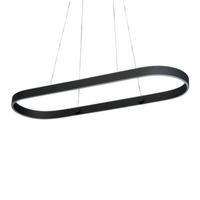 HÄNGELEUCHTE Apollo, Schwarz, 120cm - Schwarz, Metall (90/30/120cm) - KOSILUM