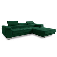 ECKSOFA Divo, Seite: Rechts - Grün, Holz/Textil (282/204cm) - Sofnet