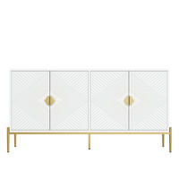 SIDEBOARD Weiß 162/40/80 cm - Weiß, Holzwerkstoff (162/80/40cm) - PANGIVO