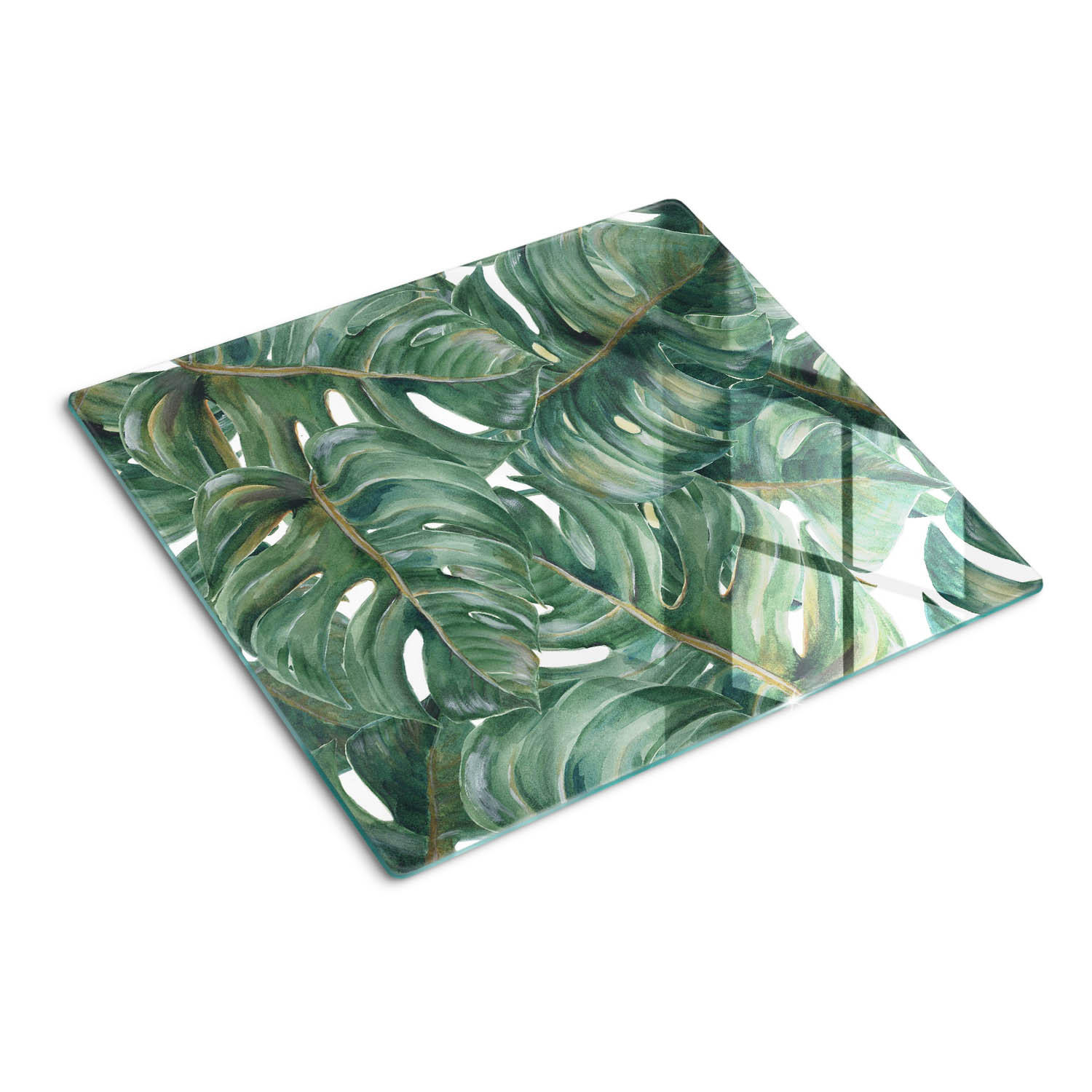GLASPLATTE 60x52 cm Monster - Grün, Glas (60/0.4/52cm) - TULUP