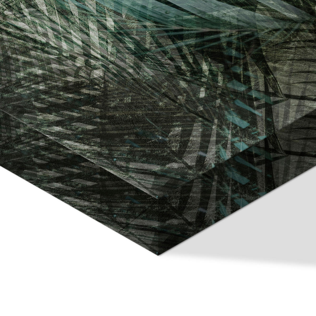 LEINWANDBILD Blätter 3-tlg. 120x80 cm - Multicolor, Holz (120/80cm) - LUMASOUL