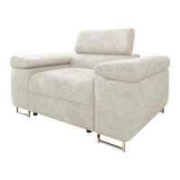 SESSEL Torezio - Creme, Holz/Textil (134/90/102cm) - MIRJAN24