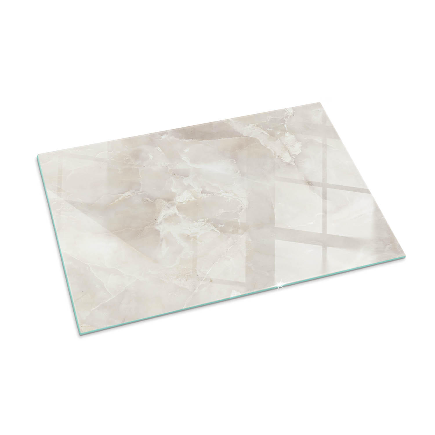 ArtPrintCave Glasplatte Creme 100x70x0.4 cm