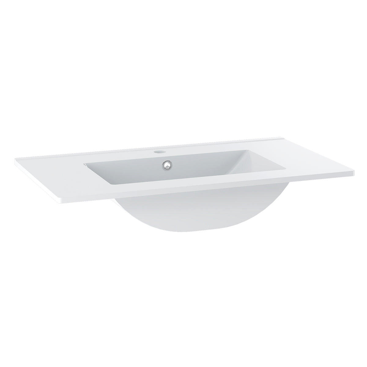 UMIVAONIK 80cm Daria Bijeli - bijela, drvni materijal (80/82/45.8cm) - Petits-meubles