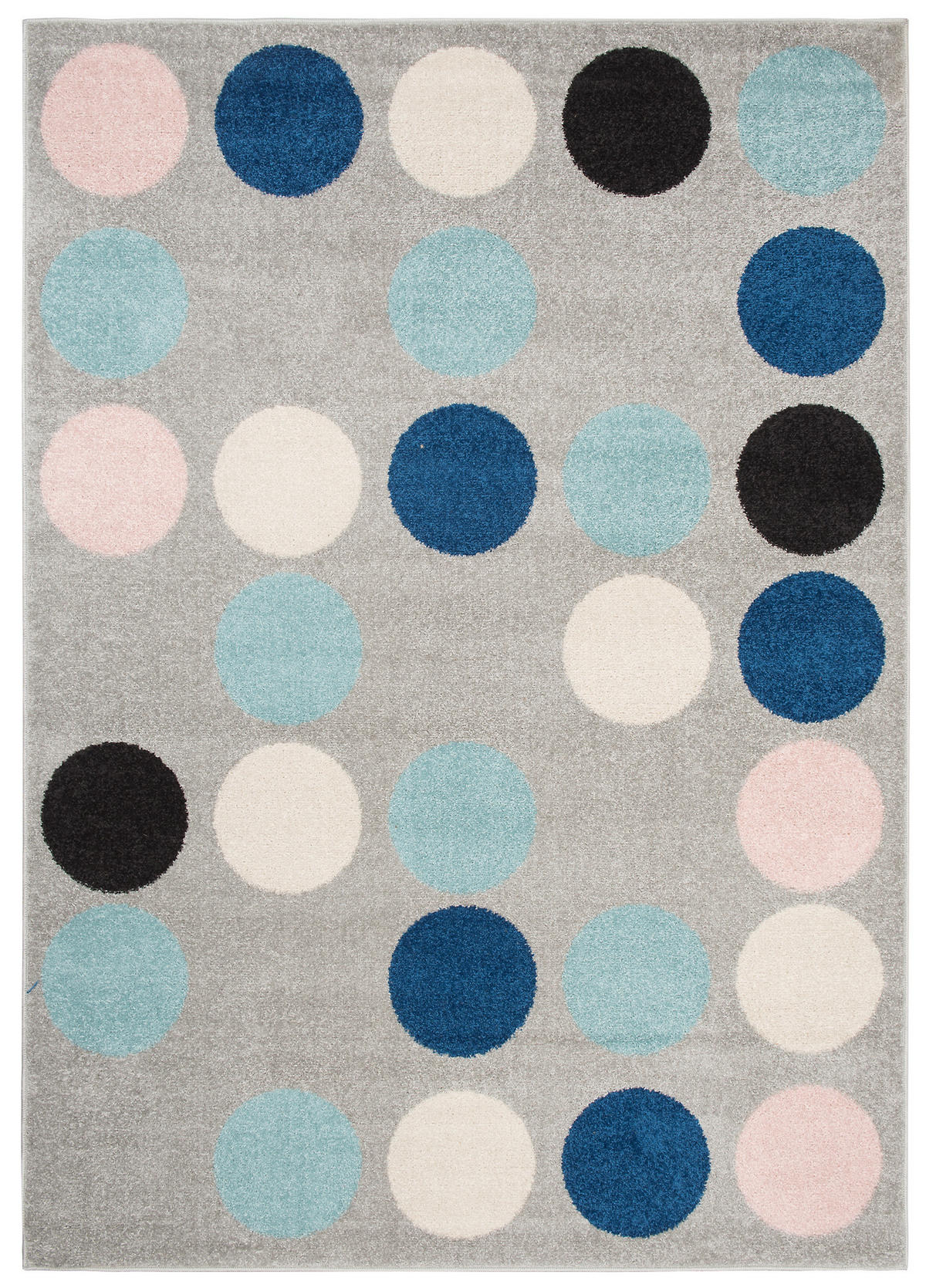 TEPPICH LAZUR Grau 120/170 cm - Blau/Hellgrau, Kunststoff (120/170cm) - Tapiso