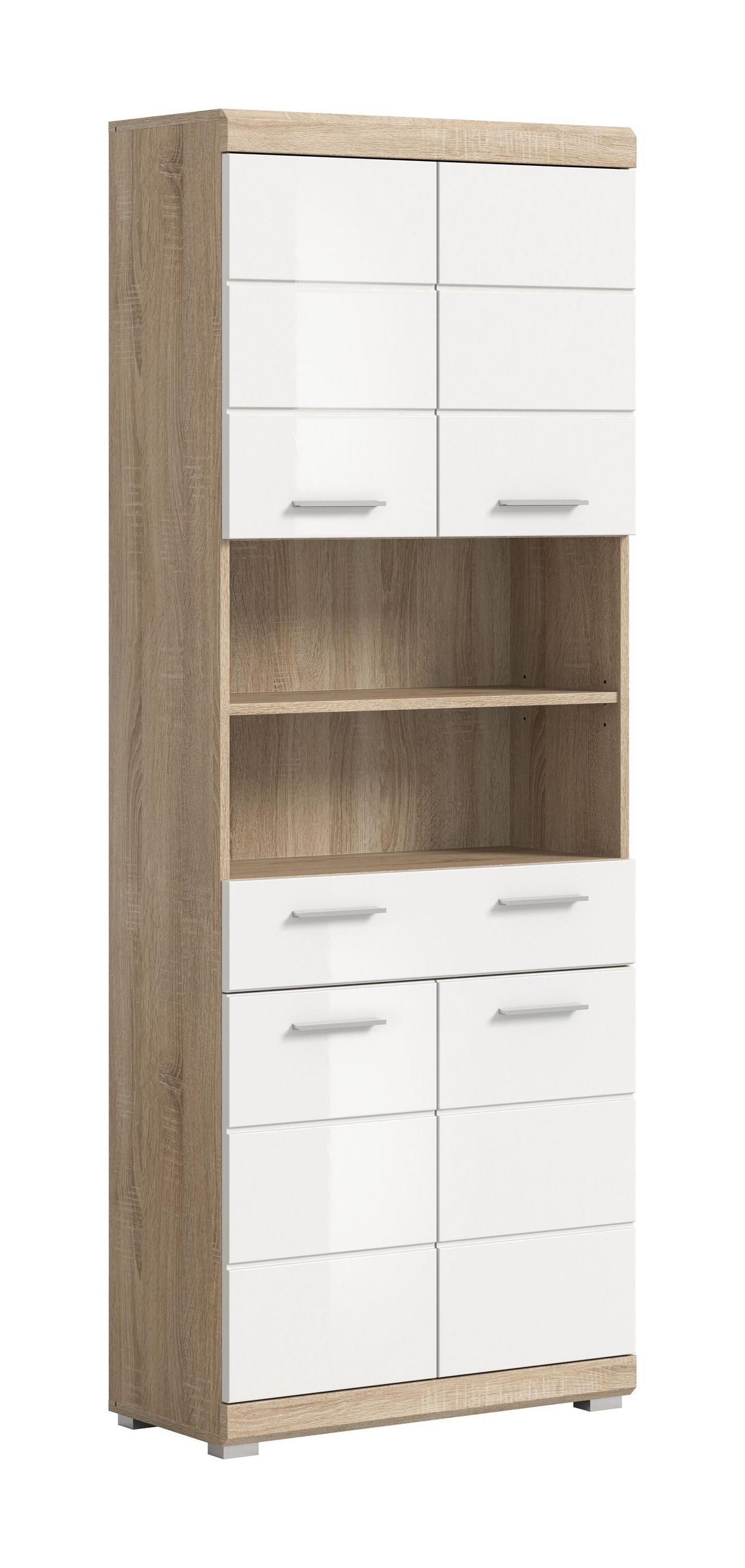Homes & Jones Hochschrank Sonoma Eiche 74x191x31 cm