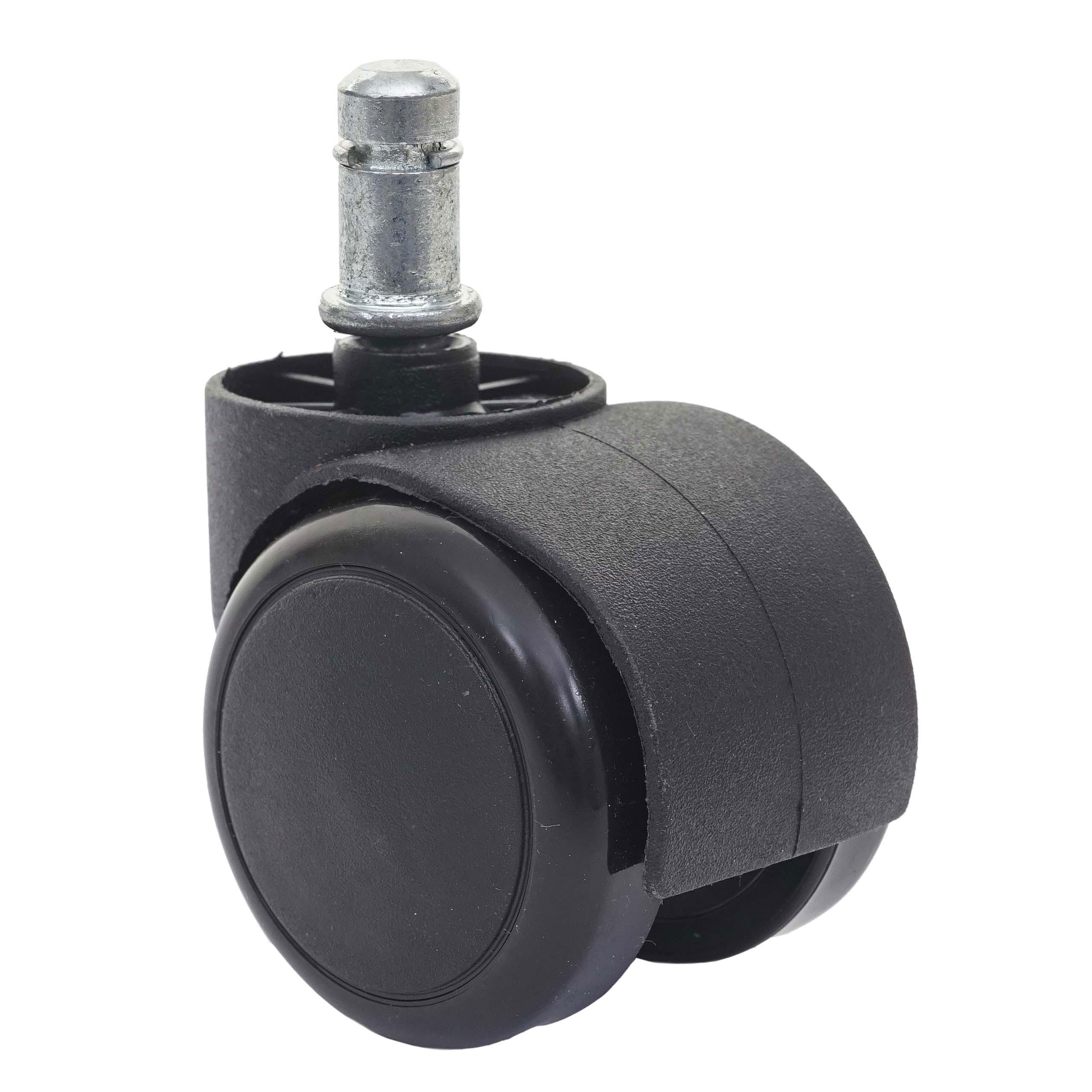 HARTBODENROLLEN 5ER SET Schwarz, Schwarz 5er-Set - Schwarz, Metall (1/1/1cm) - MCW