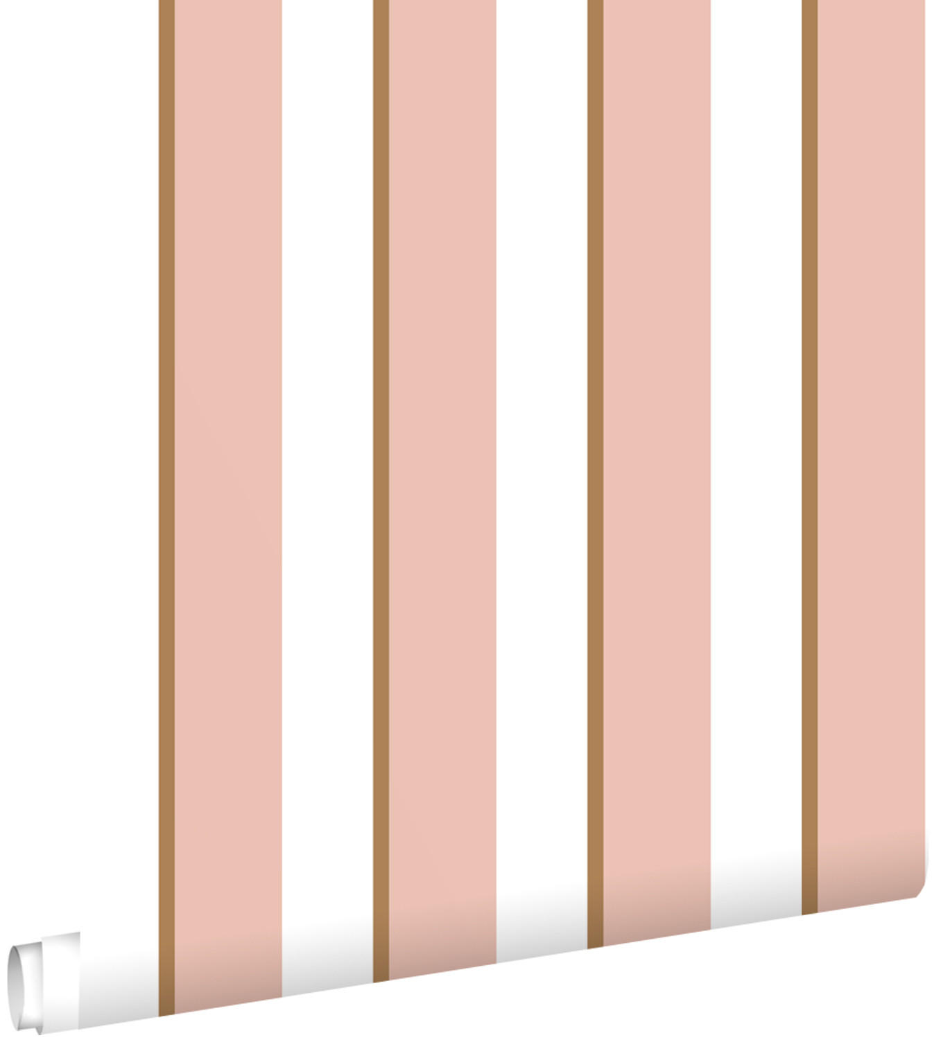 TAPETE Streifen 50 x 900 cm - Pink, Papier (50/900cm) - ESTAhome