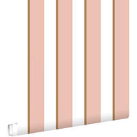 TAPETE Streifen 50 x 900 cm - Pink, Papier (50/900cm) - ESTAhome