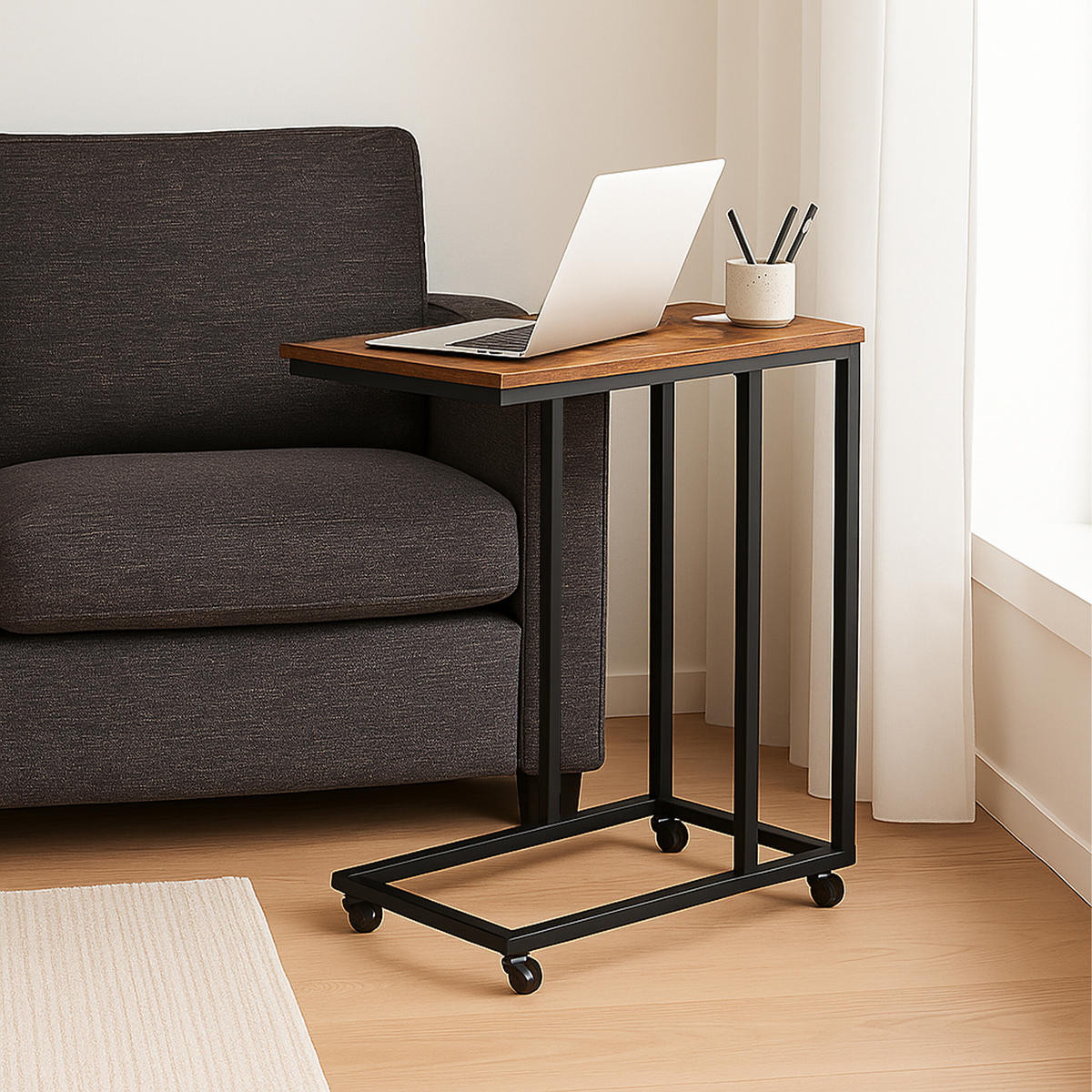 BEISTELLTISCH - Multicolor, Holzwerkstoff/Kunststoff (30/60/79cm) - Relaxdays