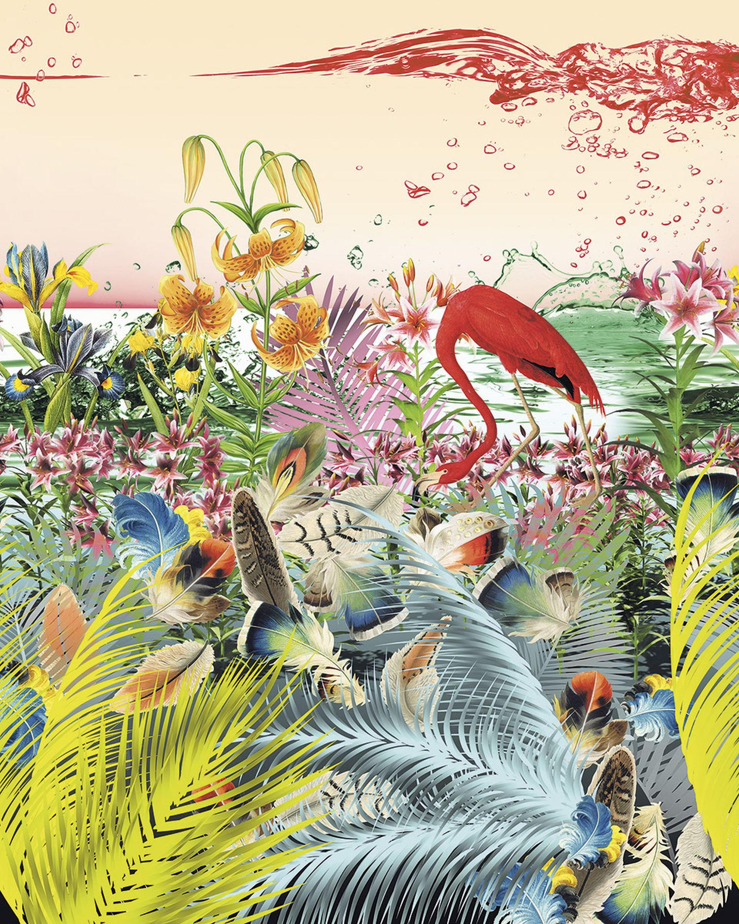 FOTOTAPETE Fantasie 200 x 250 cm - Multicolor, Papier (200/250cm) - Sanders & Sanders