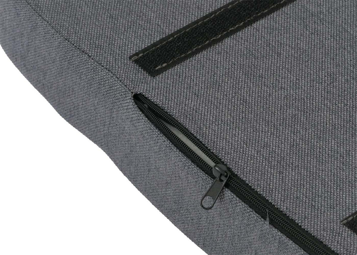 ESSZIMMERSTUHL Grau 6er-Set - Dunkelgrau/Grau, Textil (50/89/60cm) - MCW