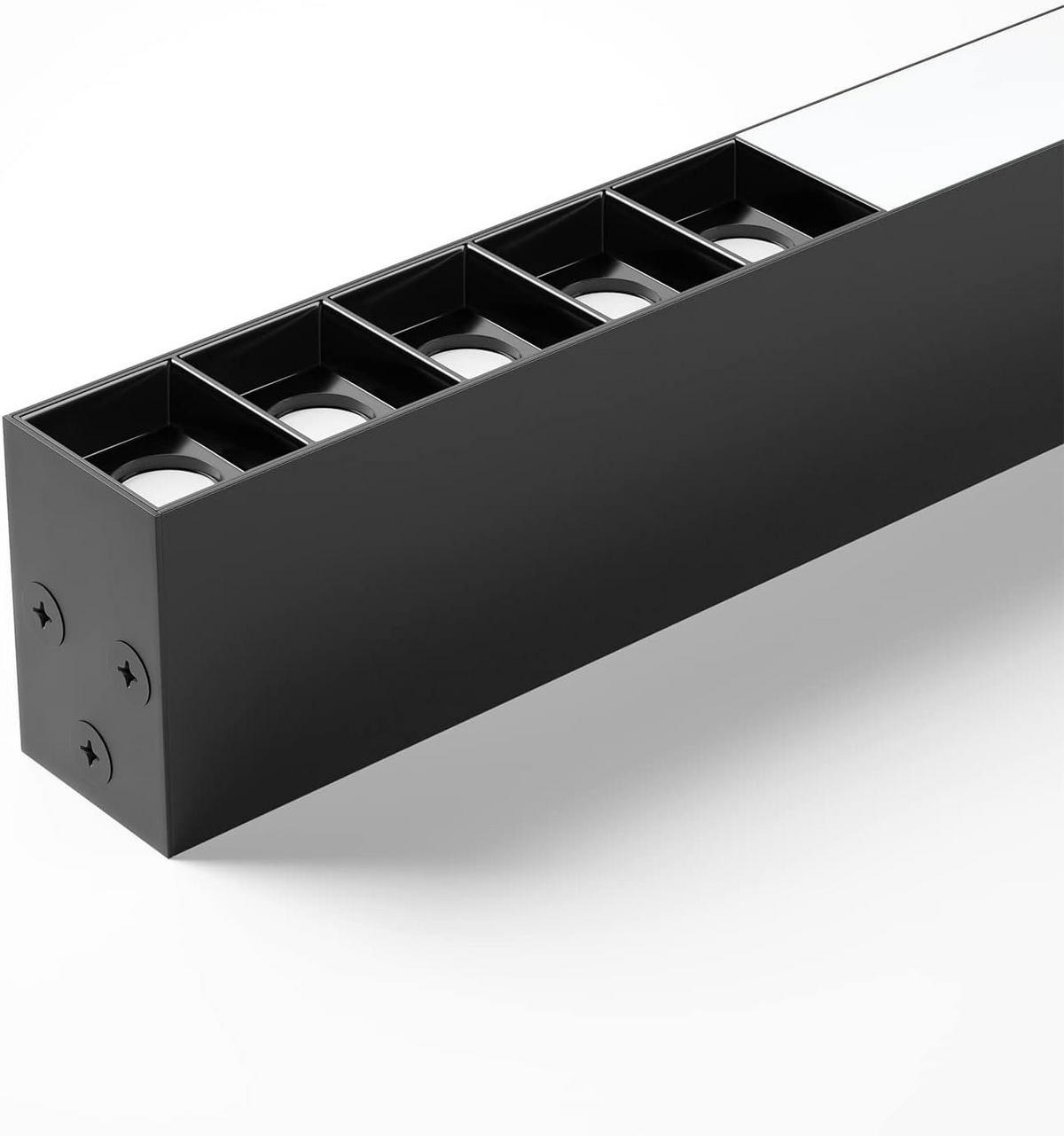 LED-DECKENLEUCHTE Ritter 107/4/6 cm - Schwarz, Metall (107/4/6cm) - Nettlife