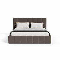 POLSTERBETT Malfo Slim 140x200 cm, Braun - Braun, Textil (140/200cm) - Fedve