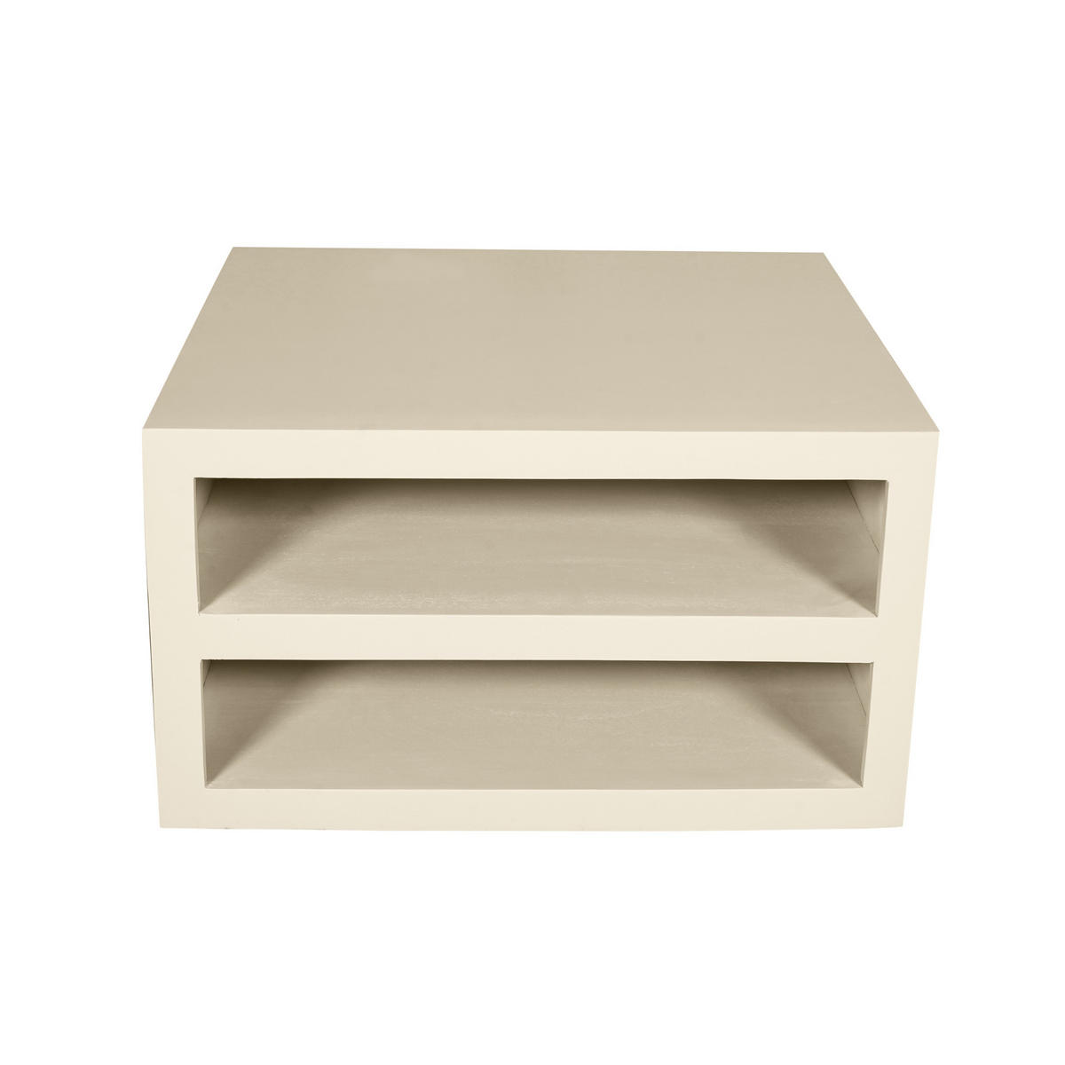 COUCHTISCH Leuven Mangoholz 80 cm / 80 cm Sand - Sandfarben, Holz (80/80/45cm)