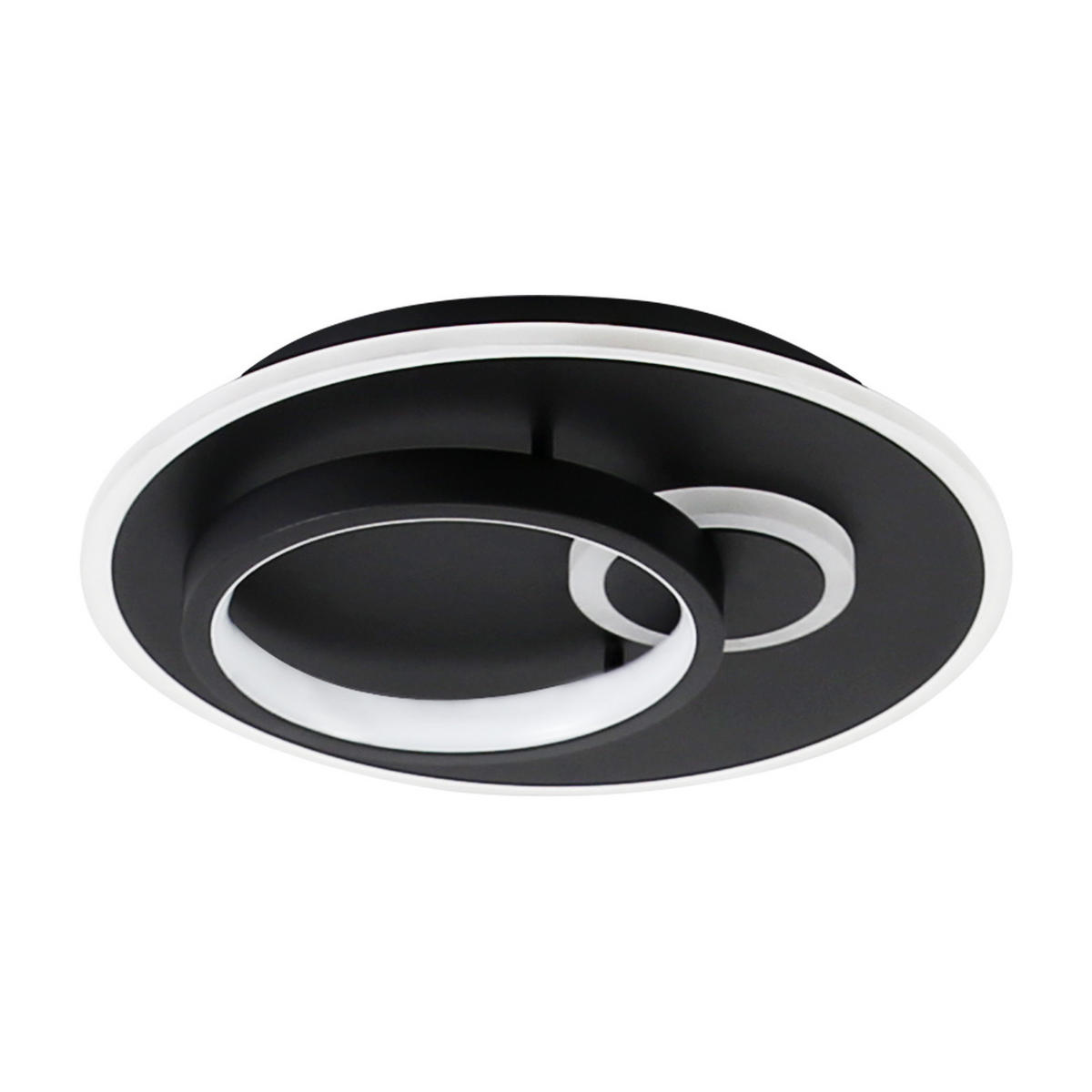 LED-DECKENLEUCHTE Peter 31 cm - Schwarz, Kunststoff (31/31/8.5cm) - Nettlife