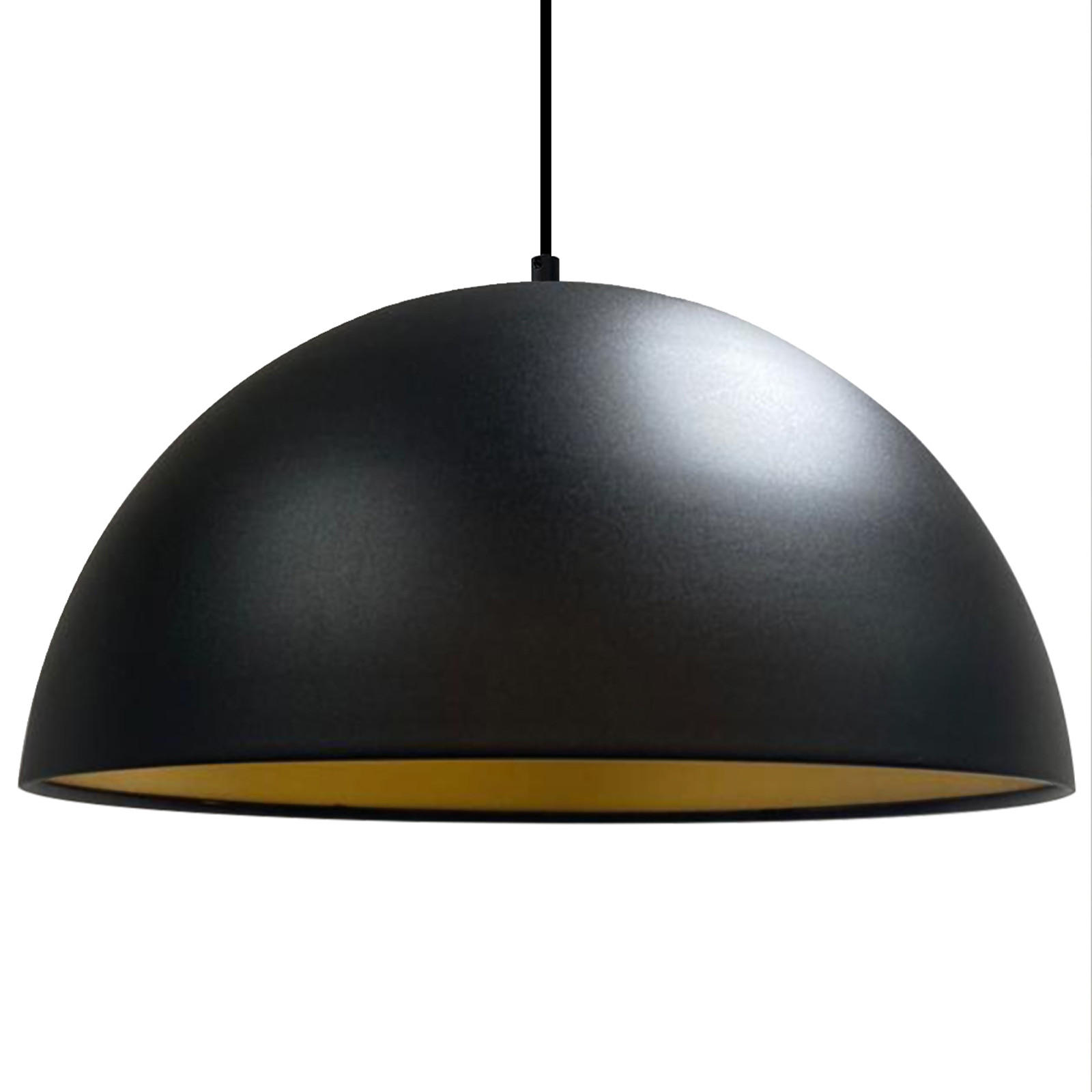 PENDELLEUCHTE Lipeo 40/23 - Schwarz, Metall (23/40/23cm) - Bamyum
