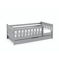 KINDERBETT NADIA Grau 198x86x59 cm - Grau, Holz - FURNLUX