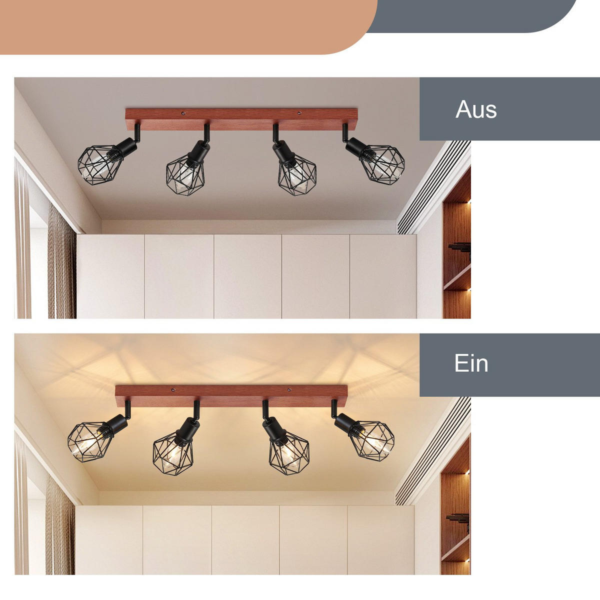 STRAHLER Flynt 11/21.5/50 cm - Schwarz, Metall (11/21.5/50cm) - Nettlife