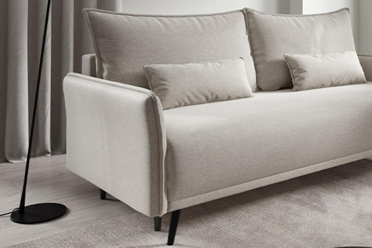 SCHLAFSOFA - Sofa Tiron - Beige (Verita 16) - Creme, Holz (219/96/104cm) - Möblo