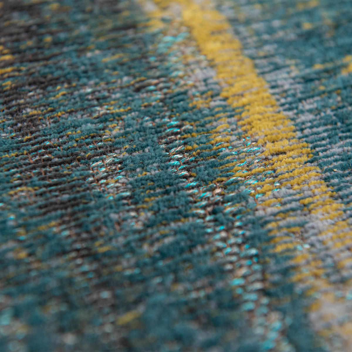 TEPPICH Nymphea Blue Atlantic 240/340 cm - Multicolor, Textil (240/340cm) - Louis De Poortere