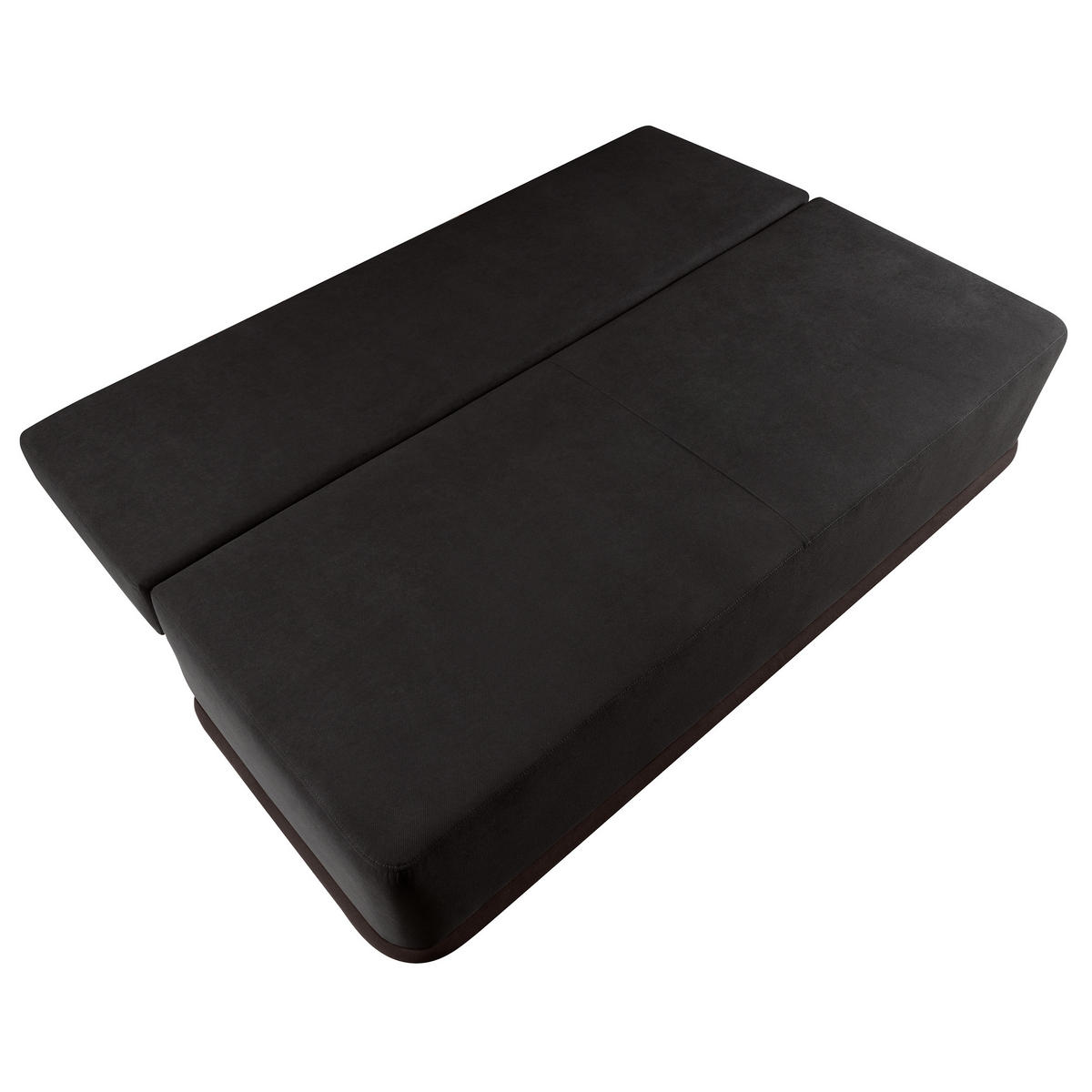 ROZKLÁDACÍ pohovka Bento 3místná s funkcí spaní, hnědá - hnědá, textil (200/93/98cm) - Beautysofa
