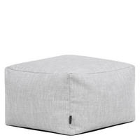 POUF Outdoor Amara - Grau, Textil (40/24/40cm) - icon