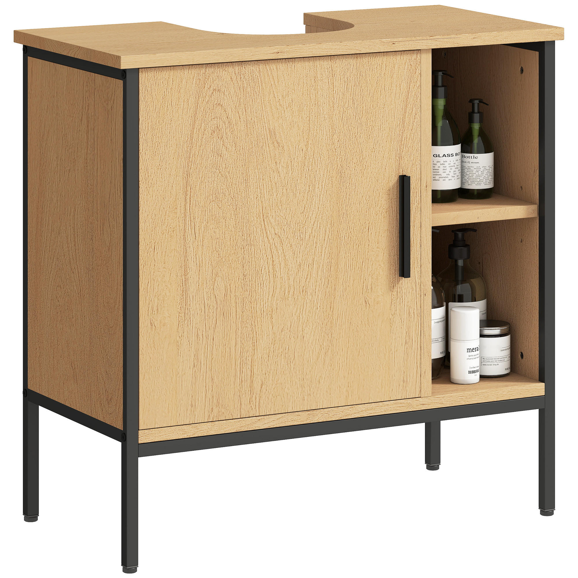 HÄNGESCHRANK Eiche 1 Stück - Beige, Metall (60/59.5/30cm) - GiPP