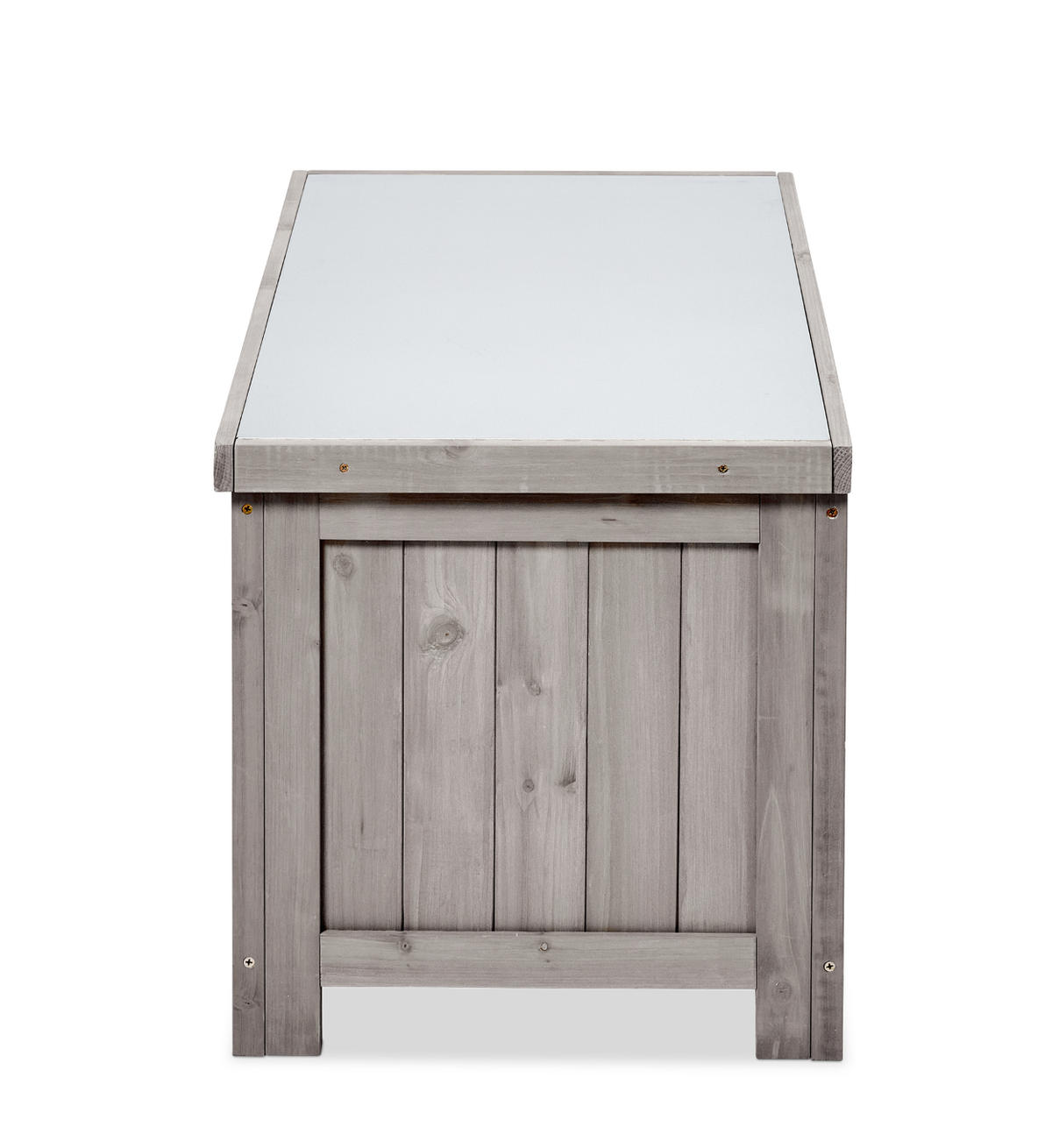 GARTENBOX HENRIETTE mit Klappdeckel 75*45*45 cm - Grau, Holz (75/45/45cm) - butenkist