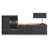 KUCHYŇSKÝ KOUT Fame-Line, Anthrazit-Gold Landhaus/Bílá, 340 cm, PD Dub - bílá/antracitová, kompozitní dřevo (340/153.6/60cm) - Vicco