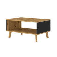 KLUBSKA MIZICA Nexa Les in črna - črna, leseni material (60/90/45cm) - Petits-meubles