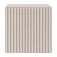 NACHTTISCH Sunds Kaschmirbeige 50 cm - Beige, Holzwerkstoff (50/49/35cm) - Selsey