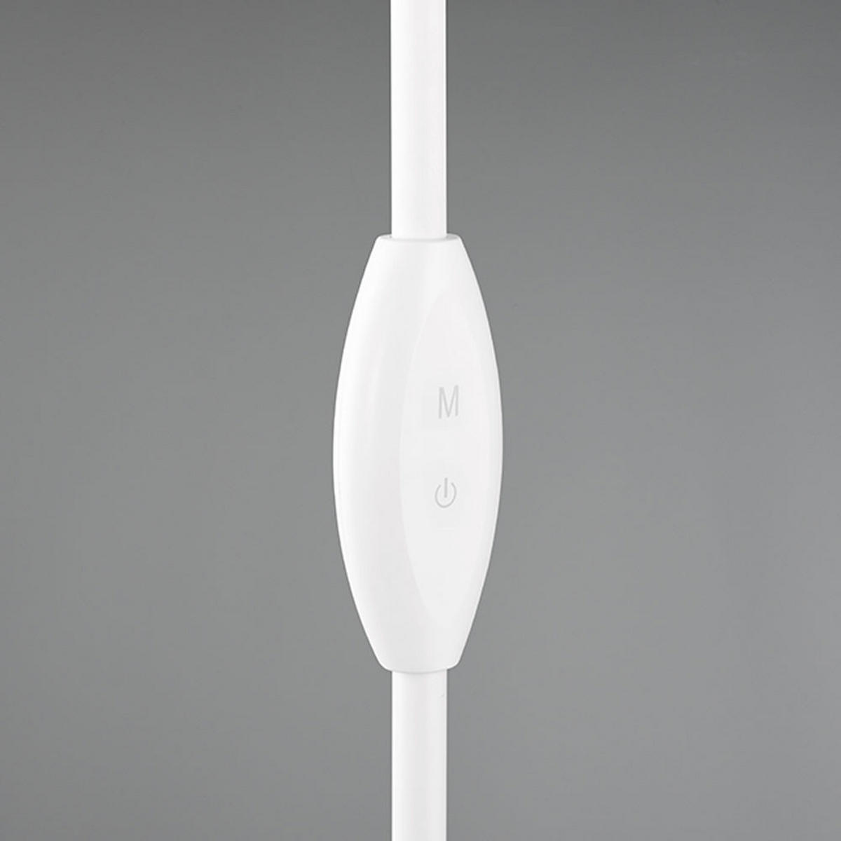 LED STEHLEUCHTE TORO Weiß - Weiß, Kunststoff (45/21/145cm)