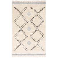 IN & OUTDOOR TEPPICH SHAGGY SYLT RAUTEN - Creme, Textil (120/170cm) - Pergamon